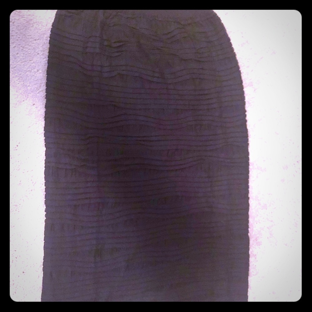 One SZ bodycon bandage skirt black EUC